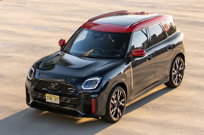 Mini Countryman JCW teased ahead of October 14 launch